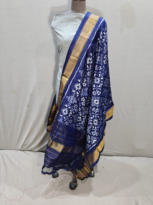 Pochampally IKKAT SILK duppata*
🎉*Length: 2.5 meters*
🎉*Height: 36 inches*
