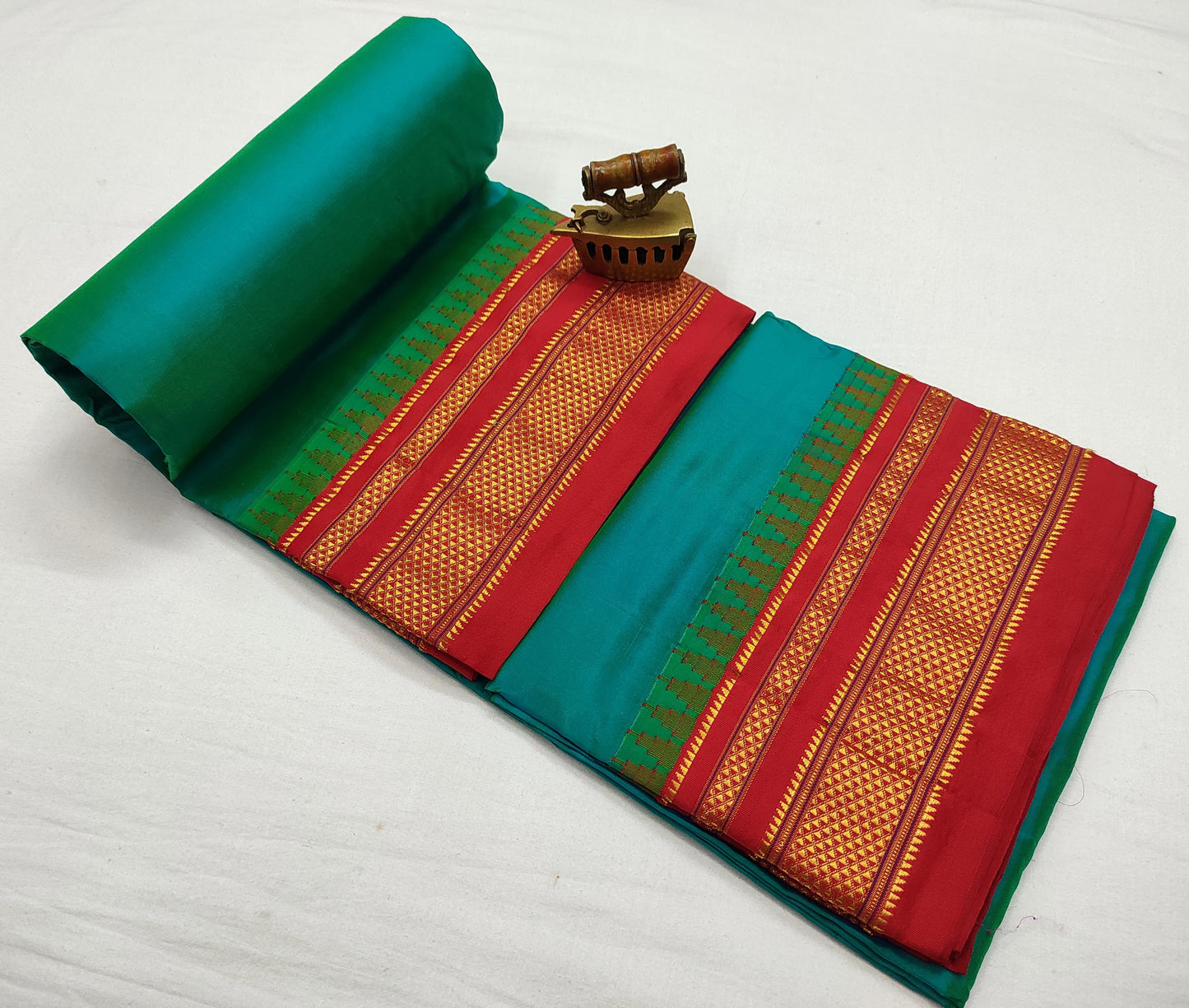 Bhavani-ilkal-pure-silk-saree | Plain Ilkal Pure Silk Saree