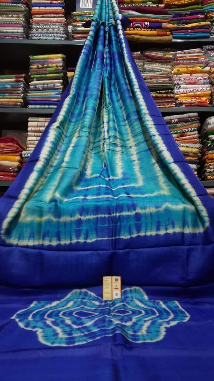 Saaniya-shibori-murshidabad-silk | Shibori on Murshidabad Silk Sarees