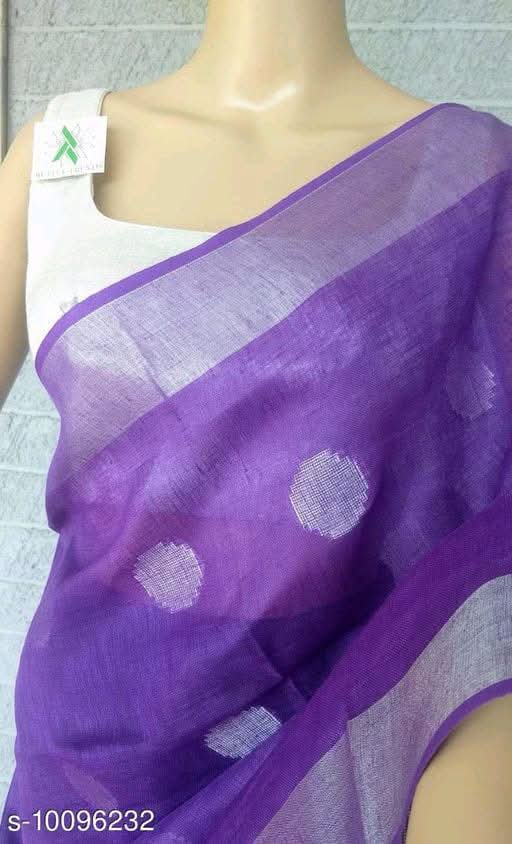 Lashmira | Linen Cotton Saree