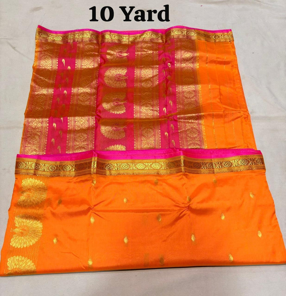 9 yards pure silk Jijamata saree