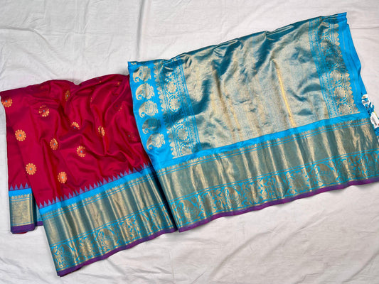 Aneesha Gadwal | Gadwal Sarees in pure Silk