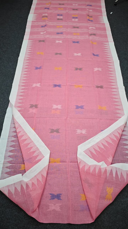 Handloom manipuri cotton saree
With bp