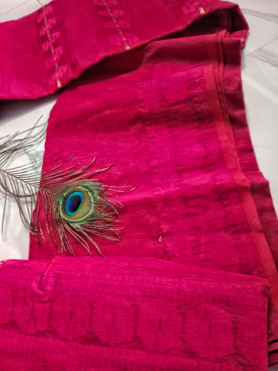 Jamritha | Soft Cotton Jamdani Saree