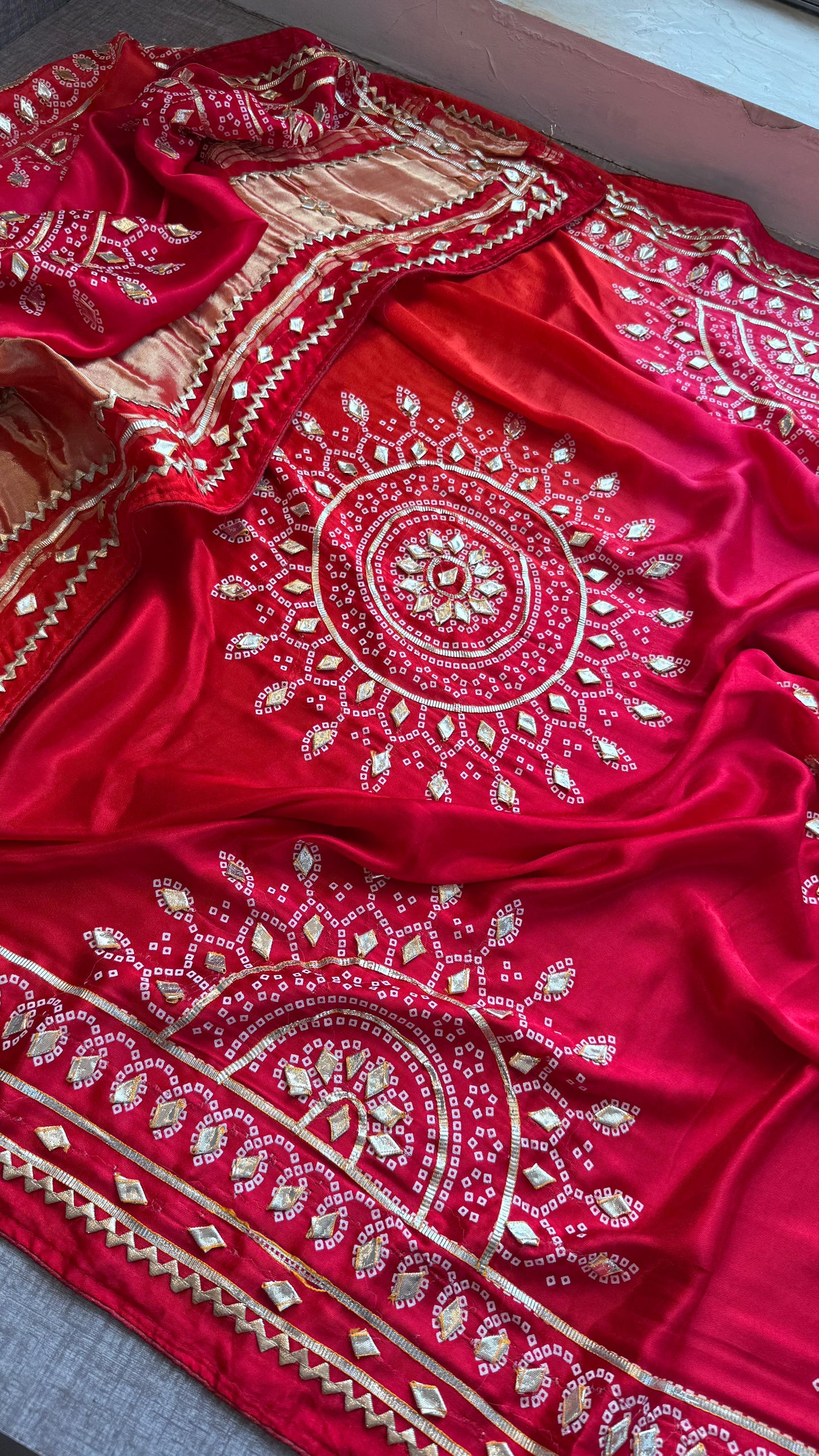 Aaranjali | Gota Patti on Gajji Silk