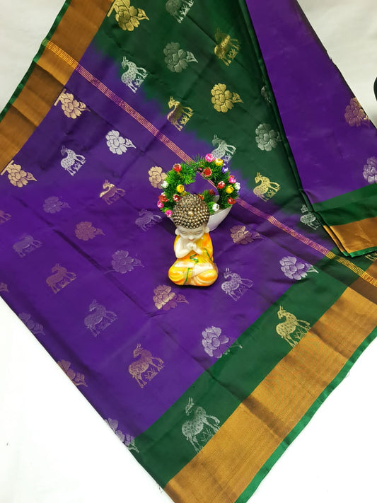 UshaRitu | Pure silk uppada saree