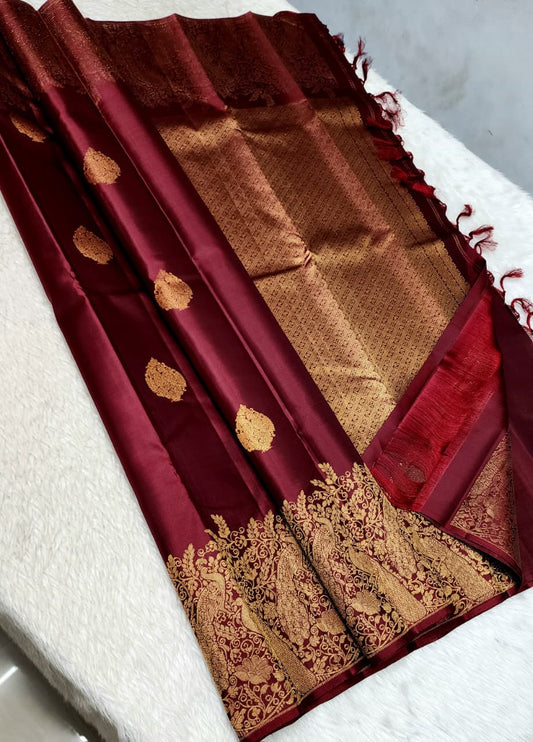 Bhushita | 2G Kanjeevaram Pure silk saree