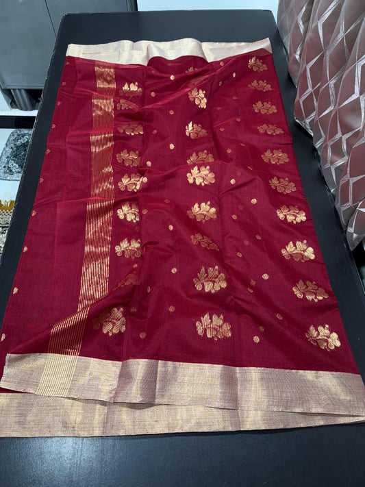 Chandrabala | Cotton Silk Chanderi Saree