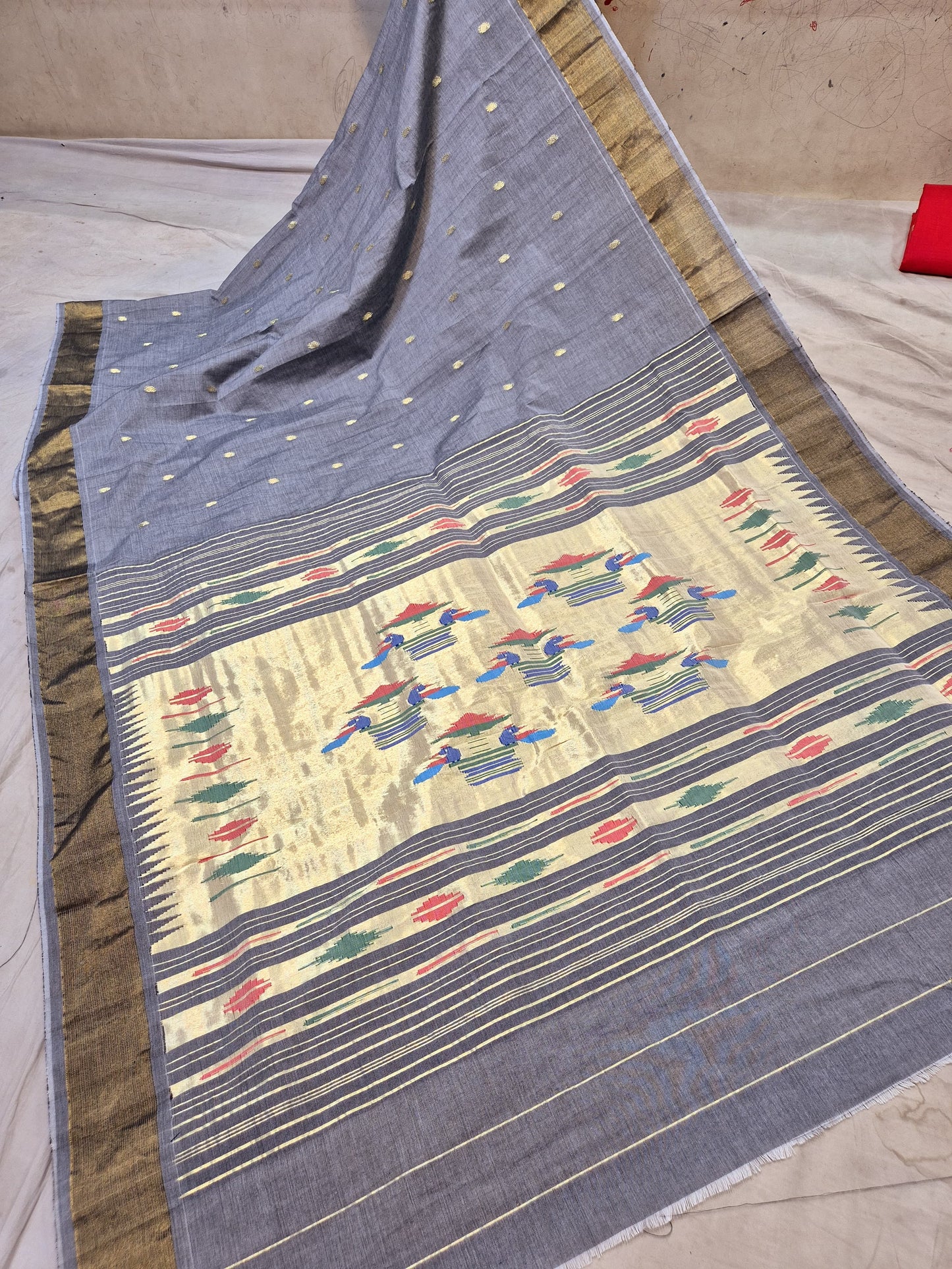 Paikesi | Cotton Handloom Paithani Saree