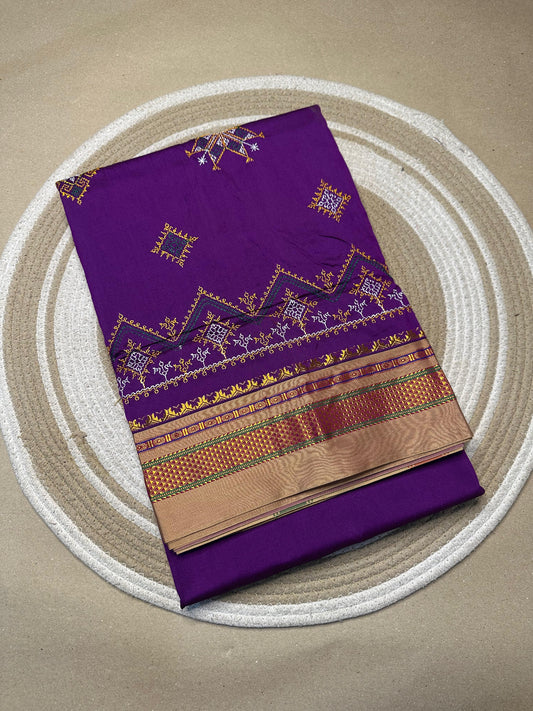 Kasika | Kasuti Work on Cotton Saree