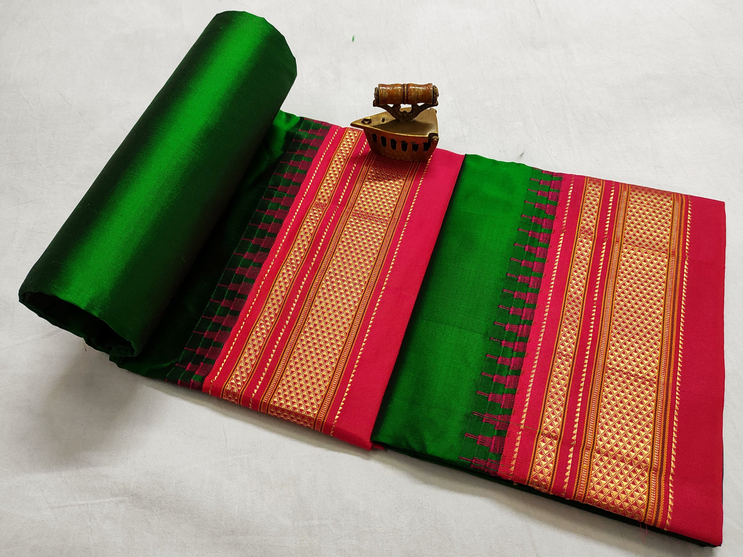 Bhanumathi-ilkal-pure-silk-saree | Plain Ilkal Pure Silk Saree