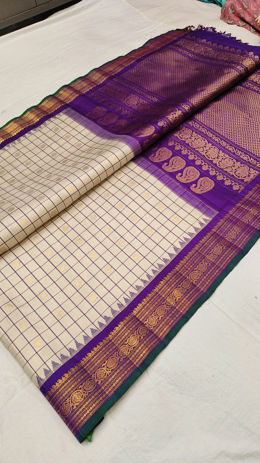 Sharanya-Gadwal| Gadwal Sarees in pure Silk