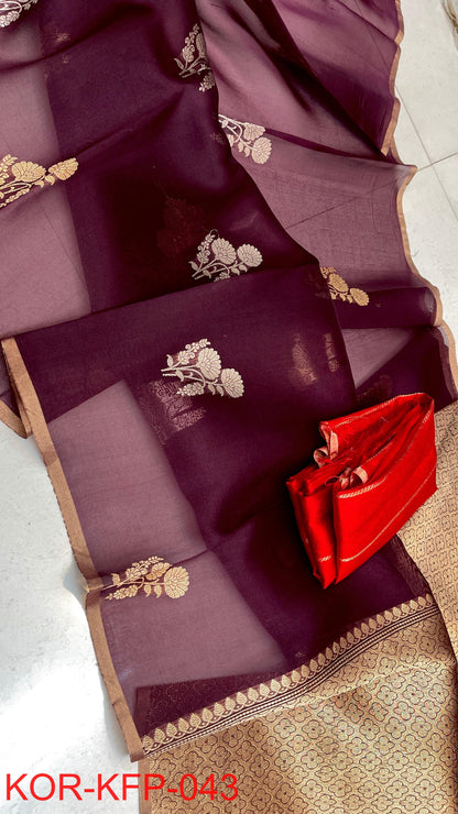 Bandhavi | PURE KORA SILK SAREES
