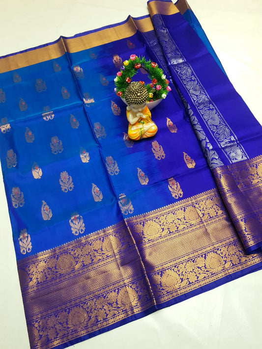 🌹uppada pattu🌹
💐🌹 Kanchi border Kalanjali buta sarees 
 🌹Good quality 💐👌👌👌
 Fabric: uppada pattu/pattu 💐💐
