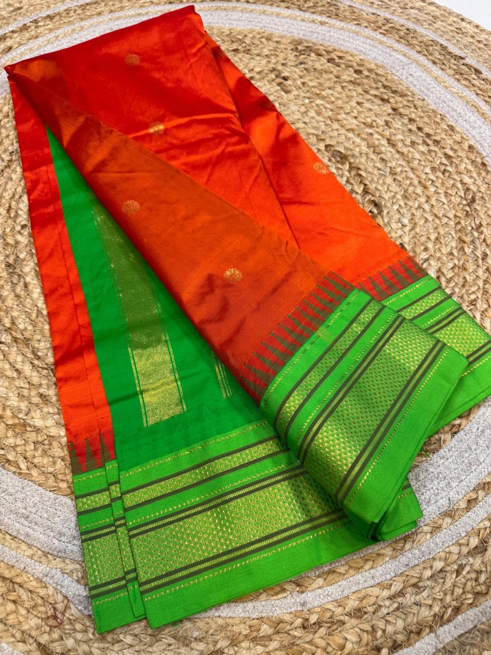 *All New Colours* 

*Exclusive silk ilkal saree*
*Pure silk korvai temple border* with *body butta* design superior quality ilkal saree & contrast blouse 
6.10mtrs length 
Full body pure silk 
Border, pallu & blouse semi silk
