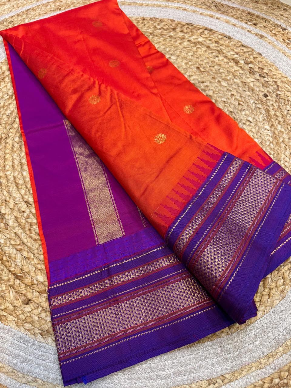 *All New Colours* 

*Exclusive silk ilkal saree*
*Pure silk korvai temple border* with *body butta* design superior quality ilkal saree & contrast blouse 
6.10mtrs length 
Full body pure silk 
Border, pallu & blouse semi silk
