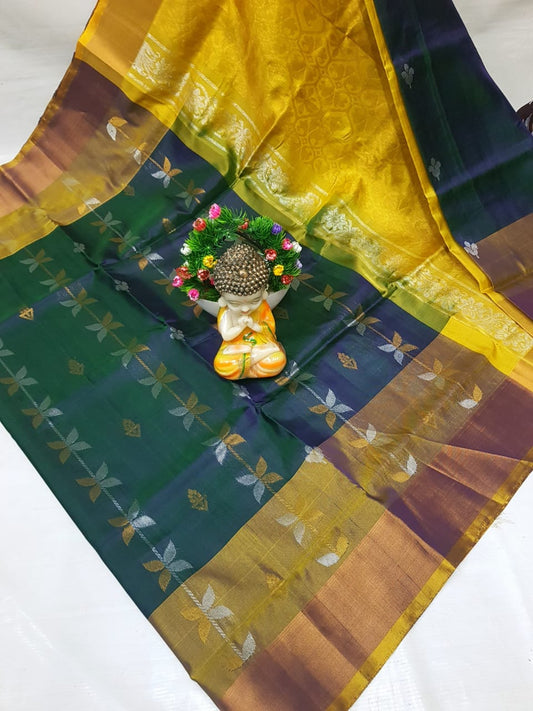 🌹💐uppada pattu 💐
🌹💐Butterfly checks Buta sarees 
Fabric:  uppada pattu /pattu 🌹💐