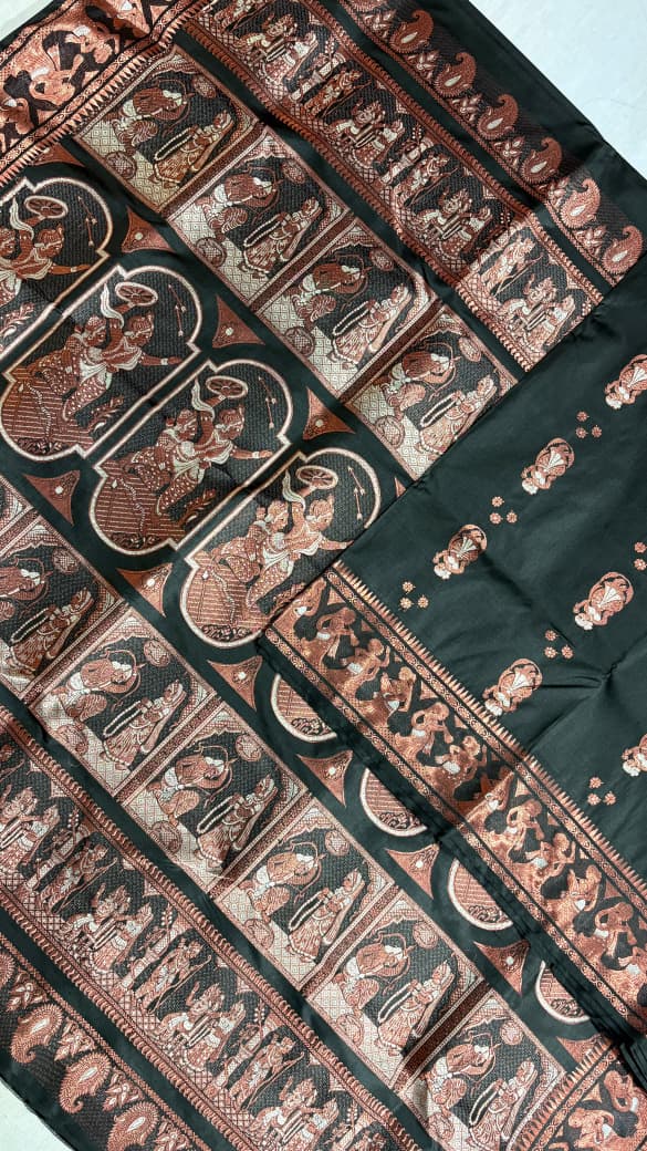 Swarnachari saree.
With silkmark.
Material silk with bp.