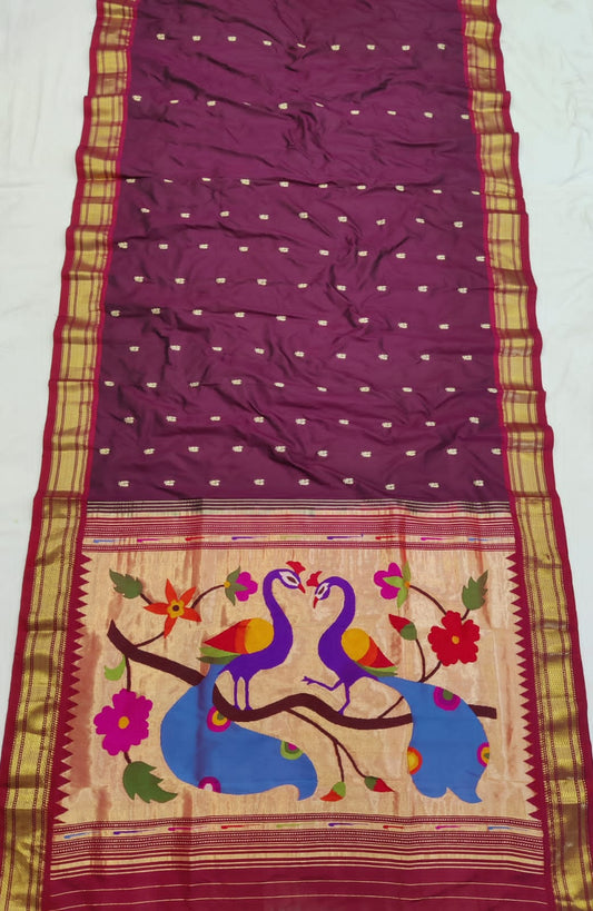 Prishaka | Yeola Paithani Pure Silk Saree