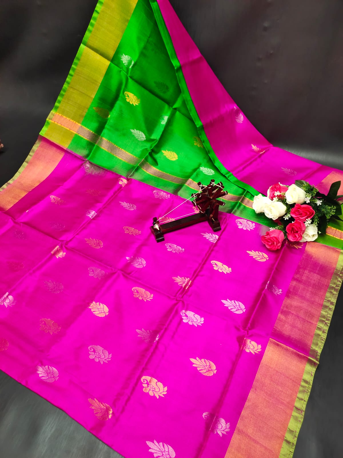 Urvika | Pure silk uppada saree