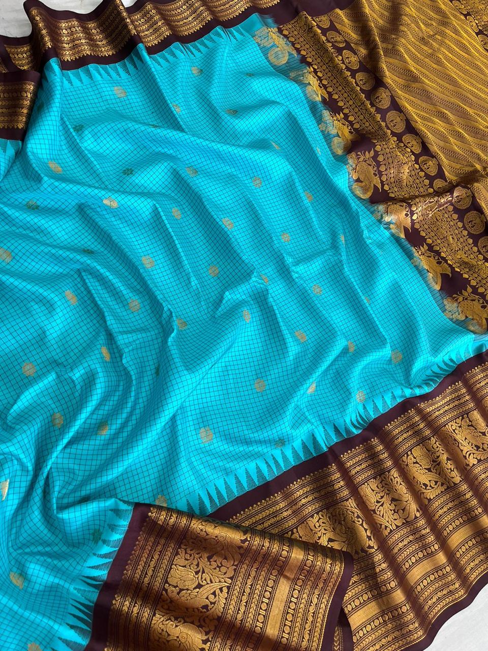 Bijlani Gadwal | Gadwal Sarees in pure Silk