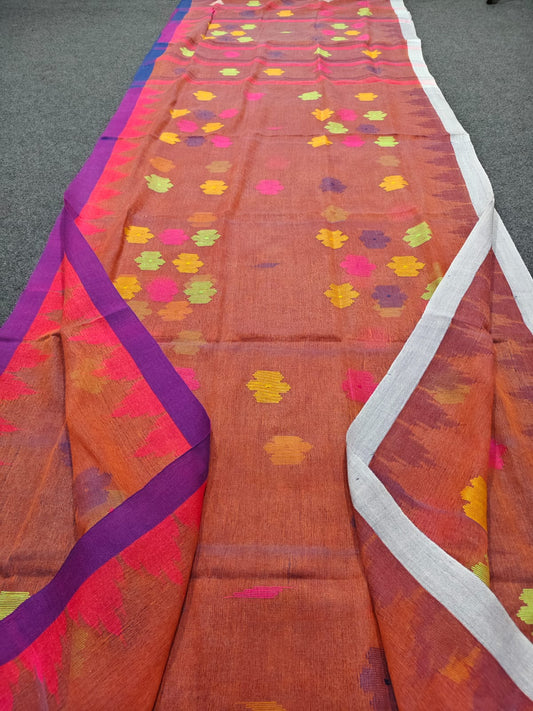 Authentic handloom 
monipuri cotton saree
With bp
