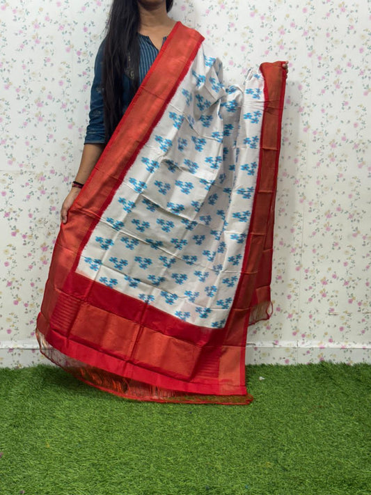 Iks | Ikat Pure Silk Dupatta
