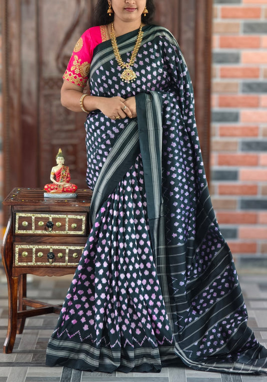 Iksha | Pochampally Ikat silk saree
