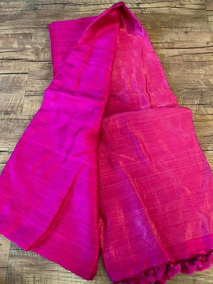 Pallavi | Plain Matka Silk Saree