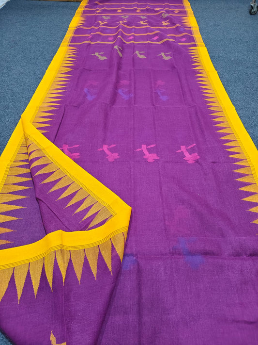 Authentic handloom 
monipuri cotton saree
With bp
