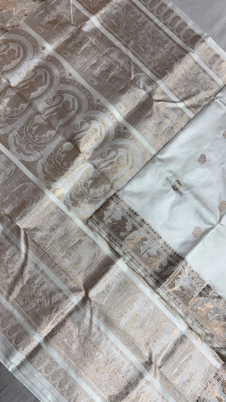 Swarnachari saree.
Material silk with bp.
With silkmark.