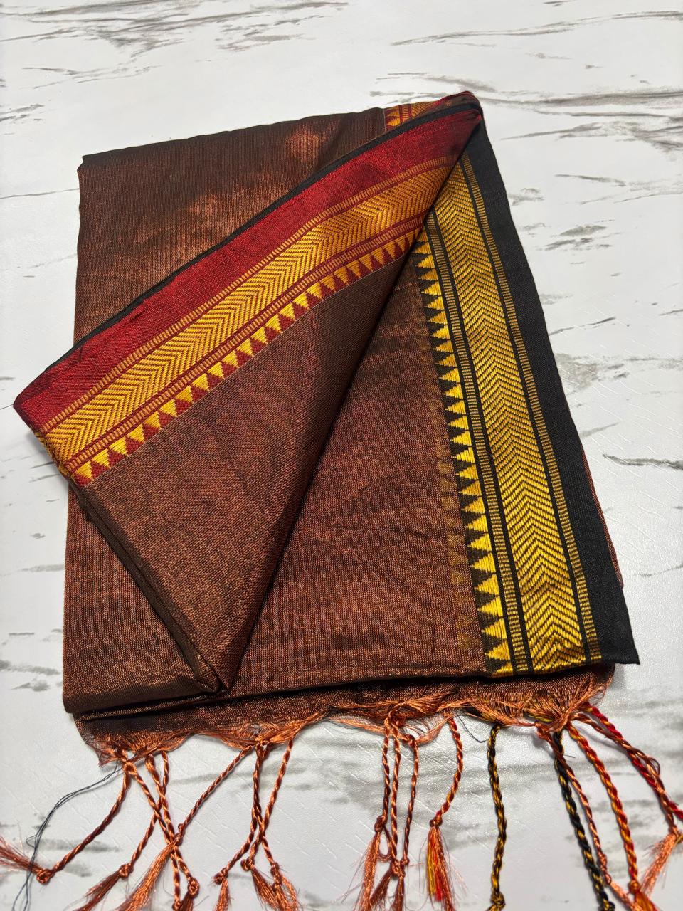 Thistah | Tissue Saree