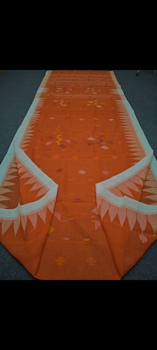 Authentic handloom 
monipuri cotton saree
With bp
