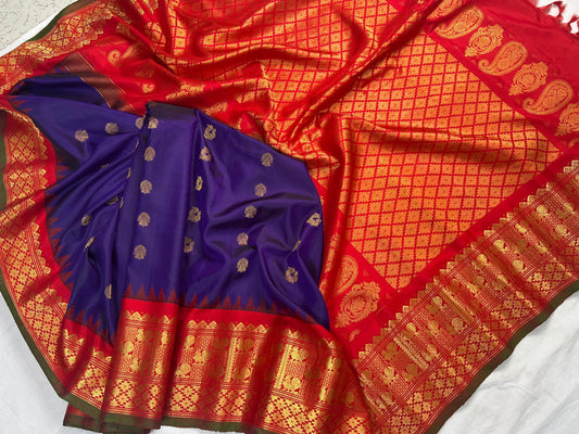 Bheema Gadwal | Gadwal Sarees in pure Silk