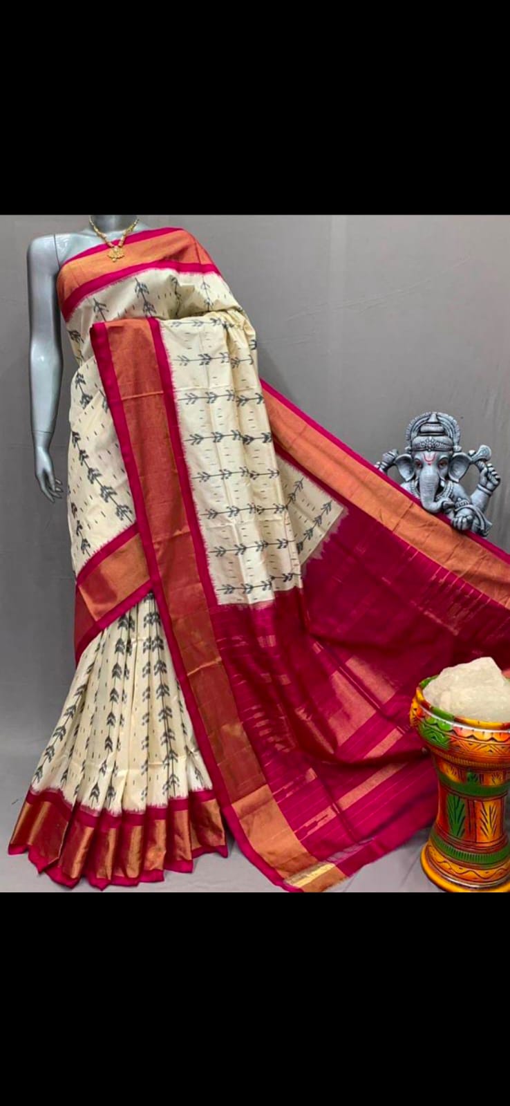 Indumaala | Pochampally Ikkat silk saree
