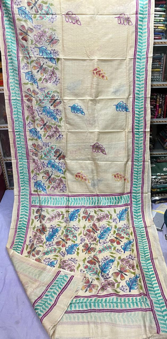 Available tashar katha stich saree
With bp
With silk mark