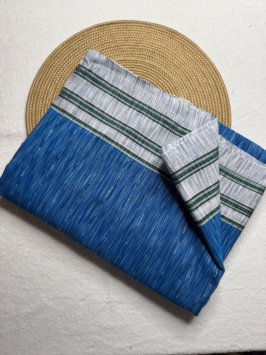 Cotton saree Chikki paras
Material - cotton by cotton 
Border - Chikki  border 
Saree Name - Ilkal cotton Chikki  sarees
Pallu - silk pallu 
Blouse -running
Handloom -yes
Saree length- 6.2

