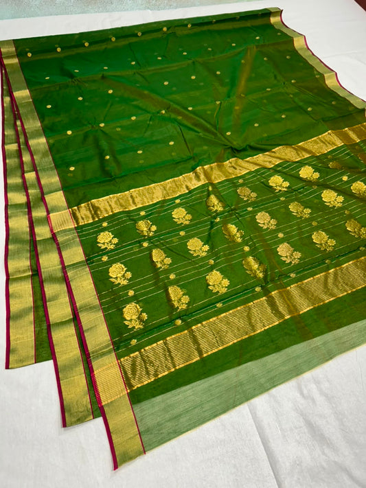 Chanderi cotton silk 