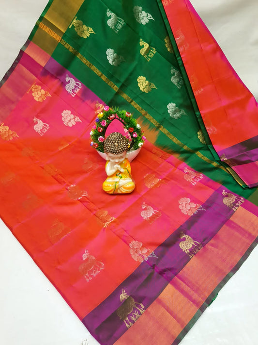 UshaRupa | Pure silk uppada saree