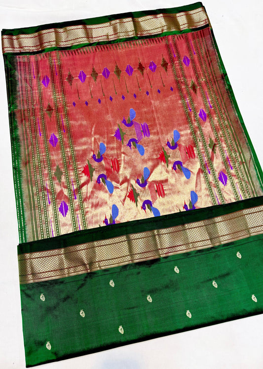 Tayini | Pure handloom silk paithani