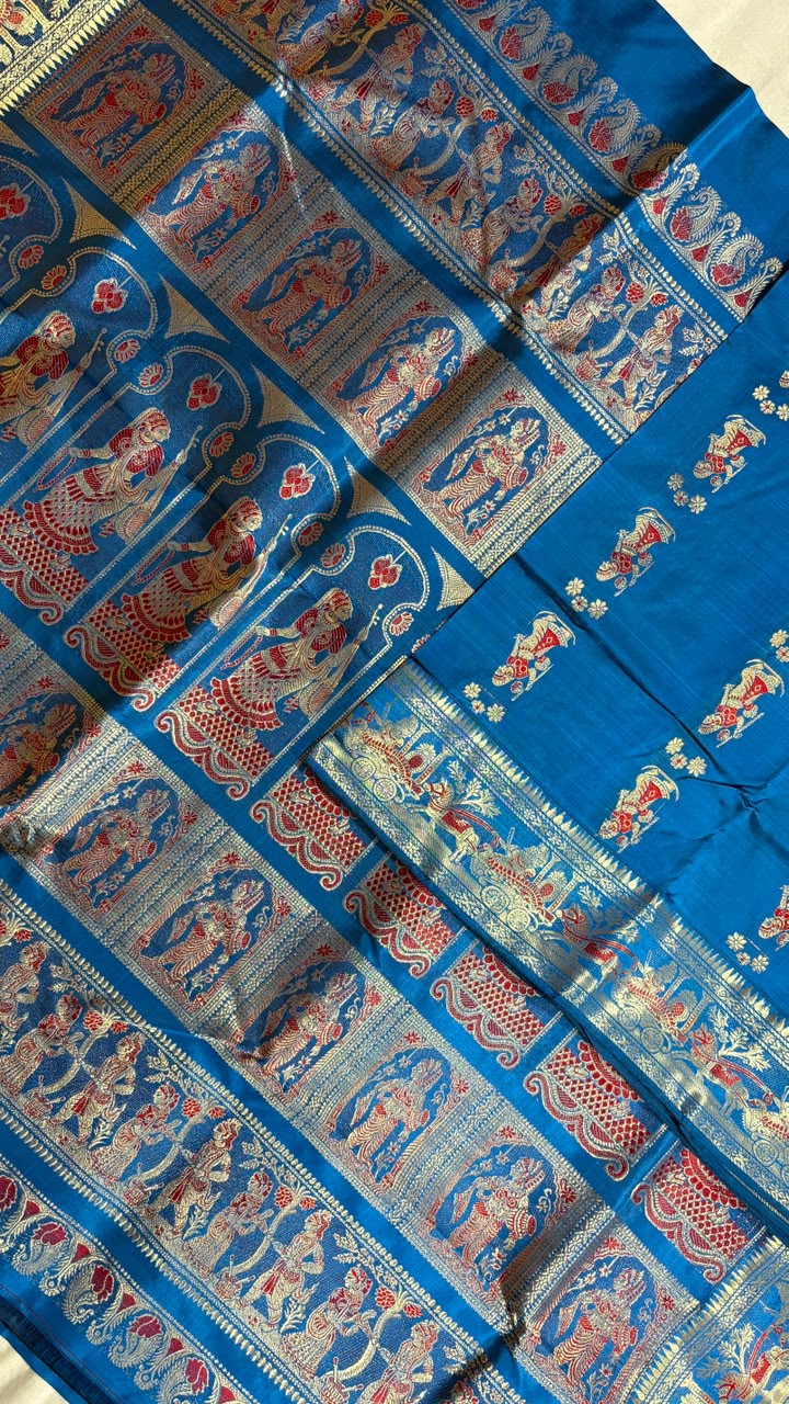 Swarnachari saree.
Material silk with bp.
With silkmark.