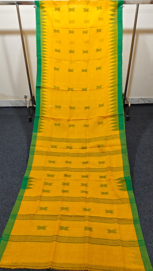 Handloom manipuri cotton saree
With bp