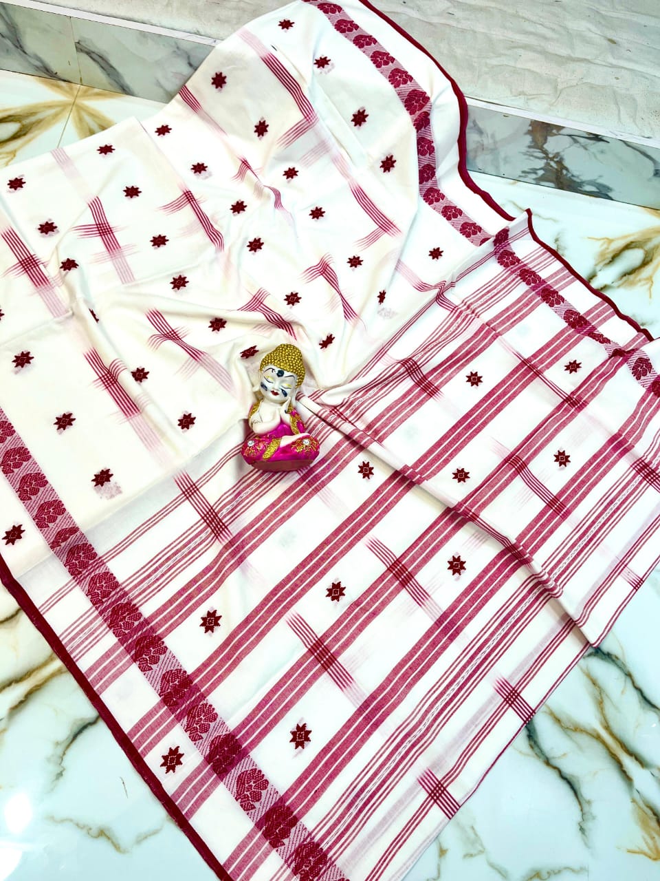 Deepau | Dhonekhali Cotton Saree