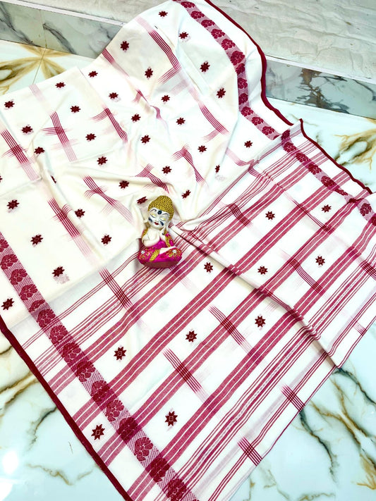 Deepau | Dhonekhali Cotton Saree