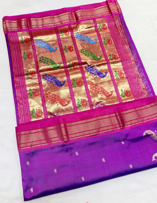Vayoshni | Pure handloom silk paithani