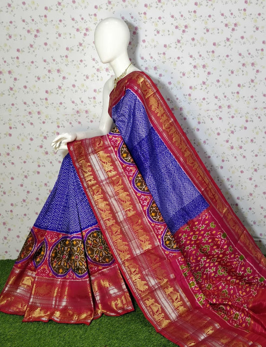 Bhavika-pochampally-ikkat-kanchi-silk | Pochampally Ikkat Kanchi Silk