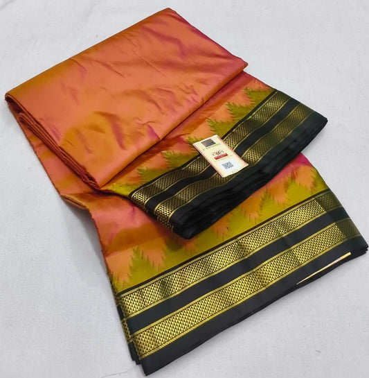 9 yards pure silk kanchipuram saree
