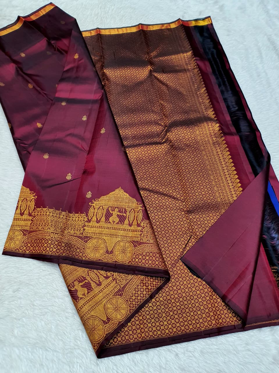 Bhushya | 2G Kanjeevaram Pure silk saree