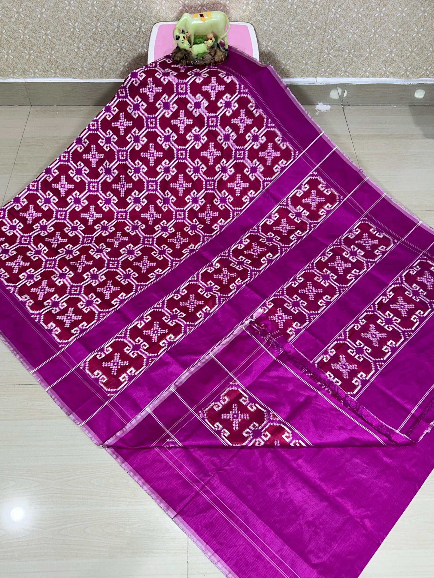 Taruna | Telia rumal with Pure silk