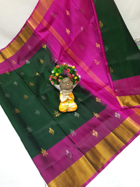 Upekshita | Pure silk uppada saree